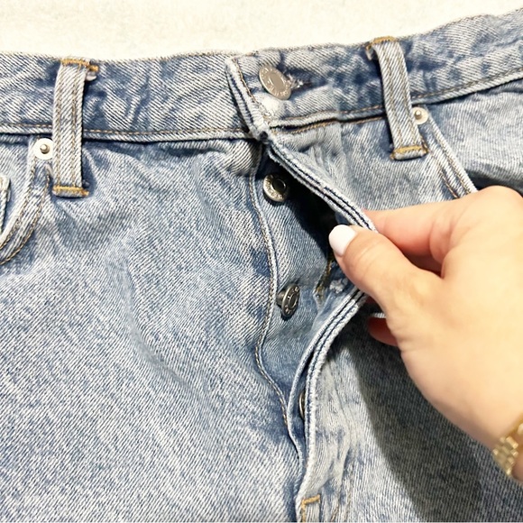 Helmut Lang Denim Cut off Boy Short Size 29 - Picture 3 of 8